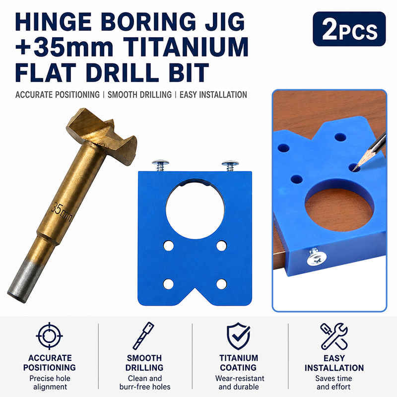Woodworking Pdf - Szablon do wiercenia otworów pod zawiasy