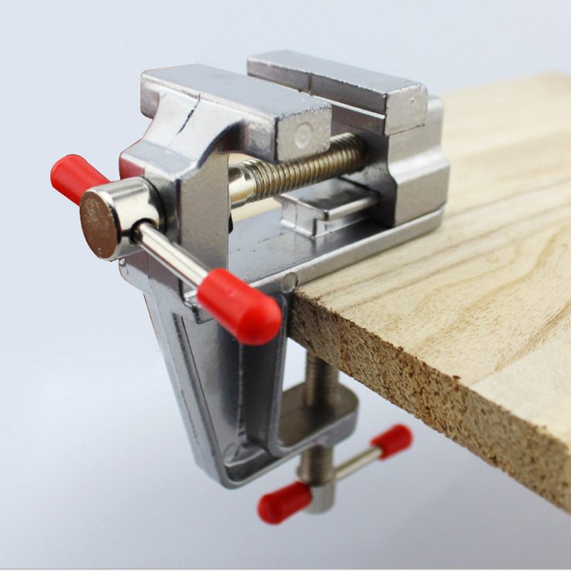 Woodworking Vise For Workbench - Mini imadło warsztatowe z szczękami aluminiowymi