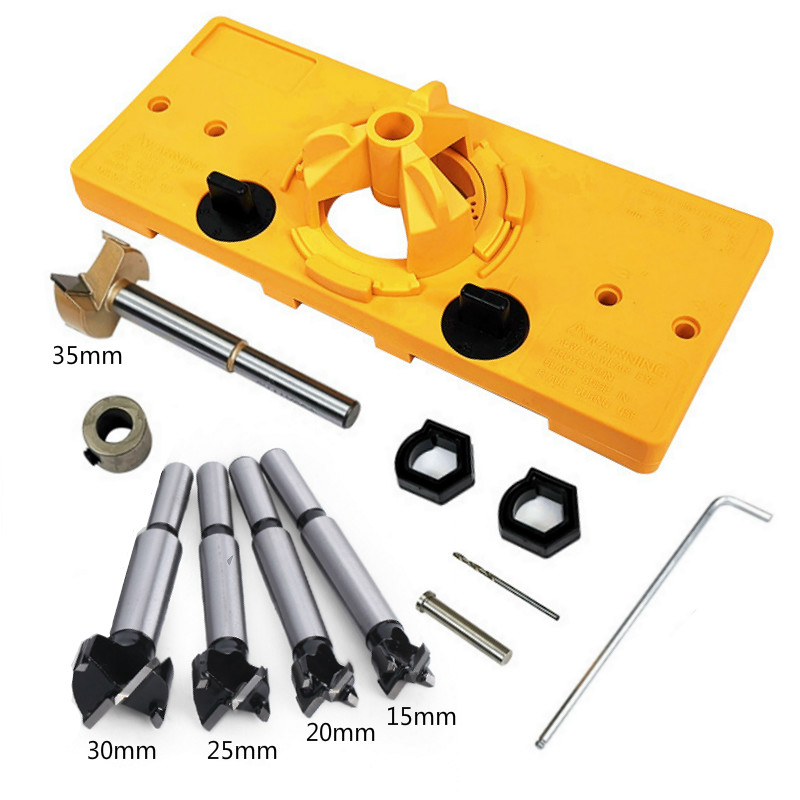 Woodworking Pdf - 15mm-35mm puchar styl zawias Jig nudne