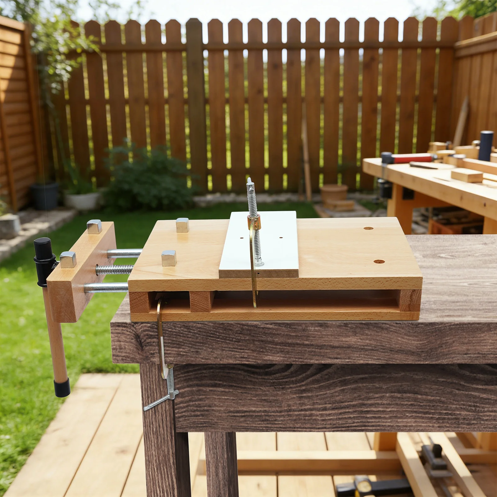 Woodworking Vise For Workbench - Stół warsztatowy, wytrzymały stół warsztatowy z