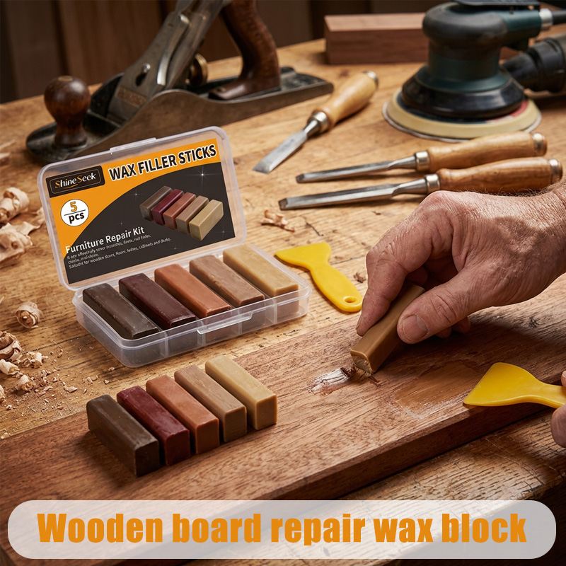 Cabinet Scraper Set - 5 sztuk wyjątkowo mocnych, ciemnych bloków