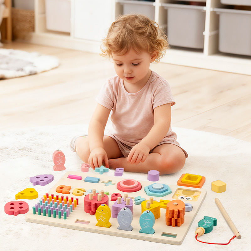 Drewniana wielofunkcyjna tabli – Woodworking Kids Toys recenzja i cena