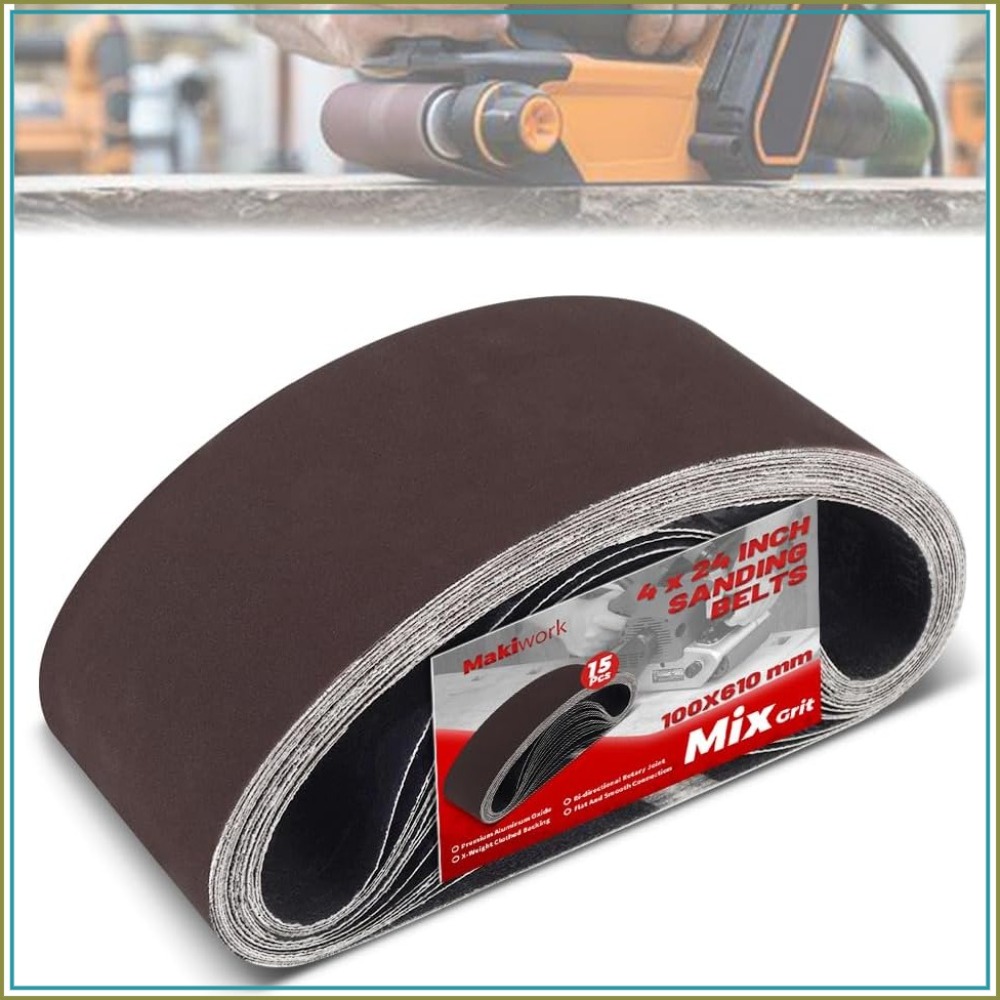 Paski szlifierskie 4x24 cale,  – Woodworking Product recenzja i cena