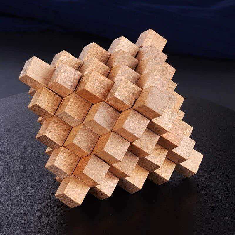 Trudne łamigłówki LuBan Lock w – Woodworking Kids Toys recenzja i cena