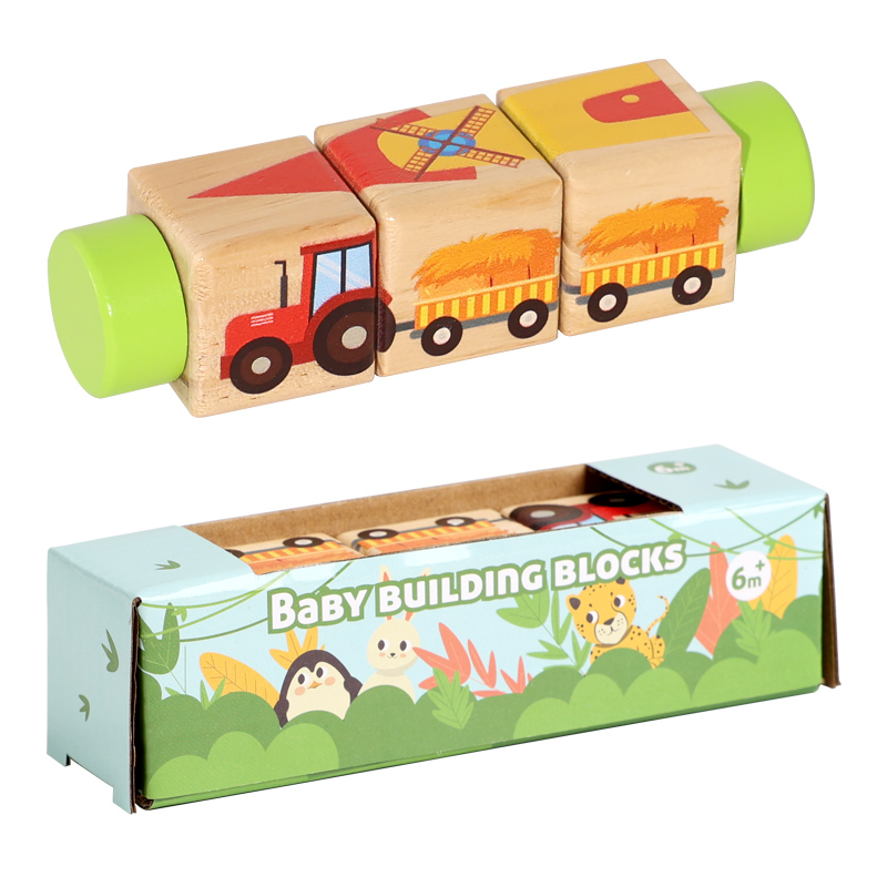 1 szt. Drewniana obrotowa ukła – Woodworking Kids Toys recenzja i cena