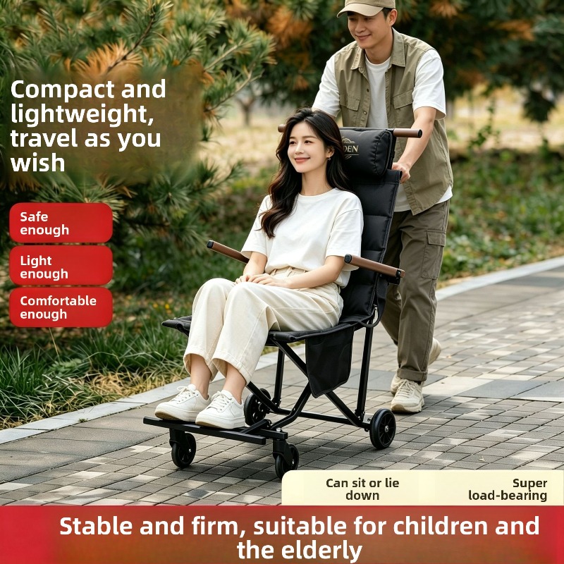 Składane krzesło na kółkach, l – Woodworking Outdoor Furniture recenzja i cena