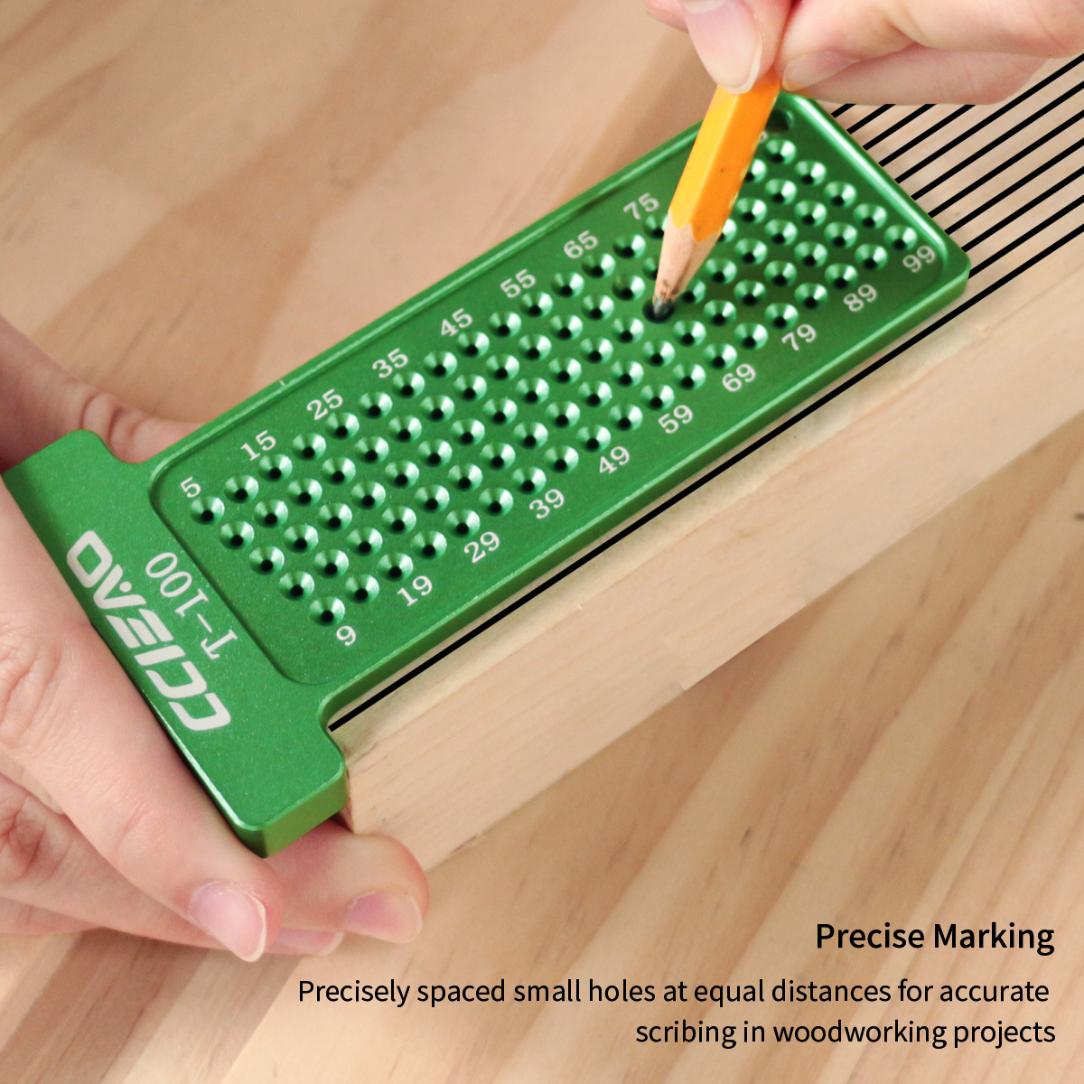 Przymiar stolarski 4 cale/100  – Woodworking Product recenzja i cena