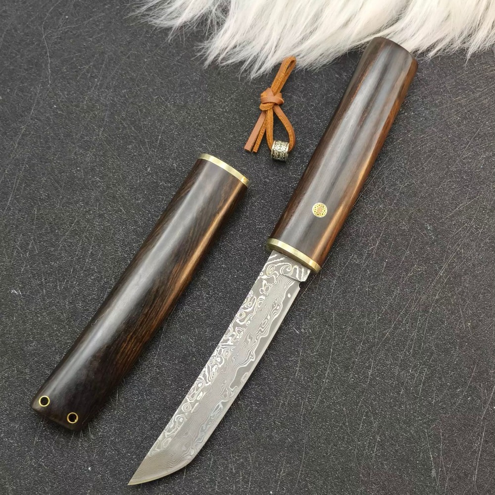Nóż ze stali VG10 Damascus Tan – Woodworking Japanese Tools recenzja i cena