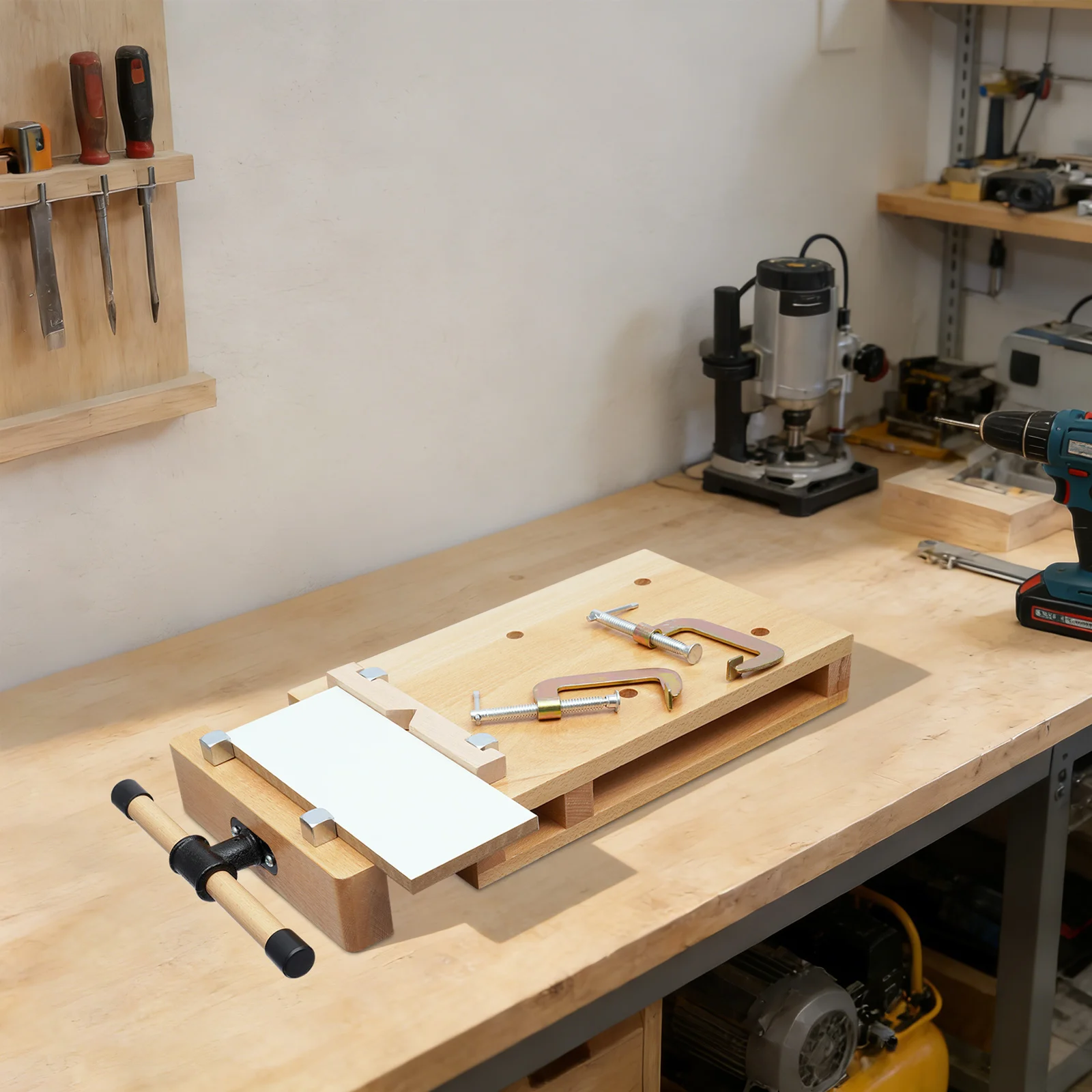 Stół warsztatowy, wytrzymały s – Woodworking Vise For Workbench recenzja i cena