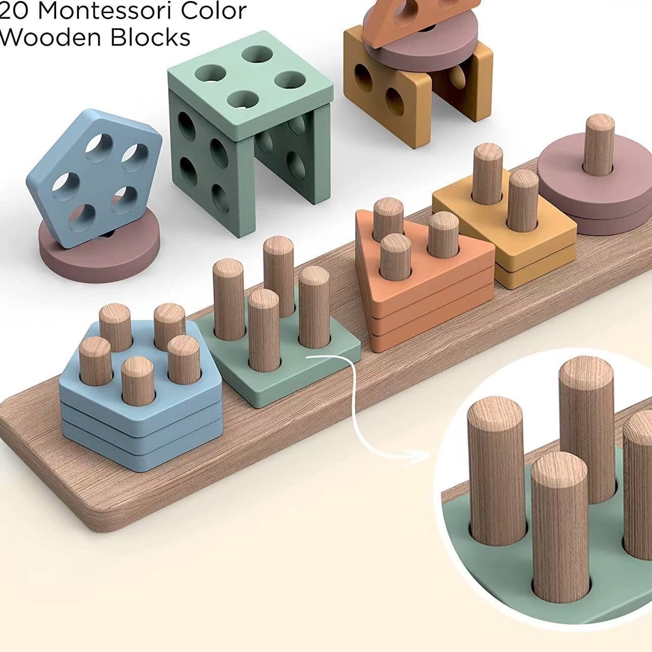 Zabawki Montessori dla dzieci  – Woodworking Kids Toys recenzja i cena